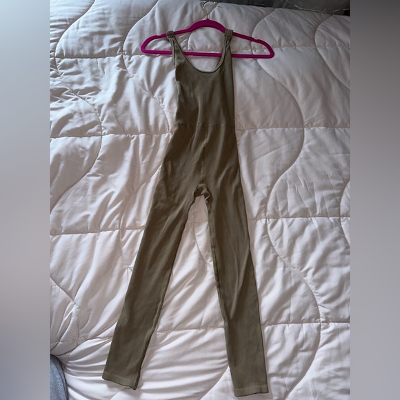FP Movement by Free People tan yoga onesie size small - Picture 1 of 7